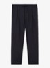 Barges straight fit pantalon van linnen - Navy / Blauw
