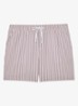 Bay Seesucker zwemshort met streepprint - Lichtroze