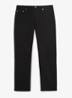 Bishopgate straight leg jeans met steekzakken - Zwart