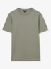 Bless T-shirt met stretch - Olijfgroen