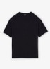 Brook T-shirt van merino wol met ronde hals - Navy / Blauw