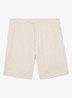 Cantwell straight fit korte chino in katoenblend - Stone / Beige