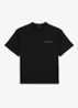Casa T-shirt met front- en backprint - Black / Zwart