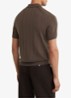 Chelmsford slim fit polo van merinowol - Ridge Brown / Bruin