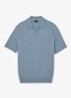 Chelmsford slim fit polo van merinowol - Armour Blue / Blauw