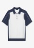 Claremont polo met structuur - Wit