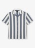 Dexter overhemd met streepprint - Blauw