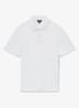 Earl slim fit polo met stretch - Wit