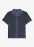 Eden overhemd van badstof - Airforce Blue / Blauw