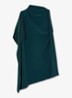 Ellery one-shoulder mini jurk van crêpe - Zeegroen