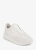 Emmett sneaker van mesh met suède en leren details - Wit
