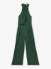 Finley wide leg jumpsuit met geplooid detail - Zeegroen