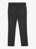 Found tailored fit pantalon in wolblend - Donkergrijs