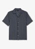 Griff regular fit overhemd met streepprint - Donkerblauw