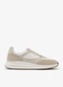 HUDSON Suede-Trim Runner Trainers - Gebroken wit