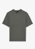 Jack T-shirt met structuur en ronde hals - Groen