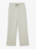 Jemma high waist wide fit joggingbroek met steekzakken - Grijs