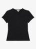 Jolie T-shirt met stretch - Zwart