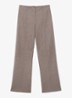 Layla wide leg joggingbroek van wol en lyocell - Bruin