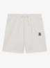 Levin straight fit korte broek met steekzakken - Gebroken wit