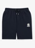 Levin straight fit korte broek met steekzakken - Donkerblauw