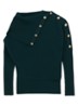 Lexi ribgebreide top met geknoopt detail - Donkerblauw