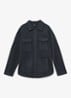 Lockwood overshirt van wol - Donkergrijs
