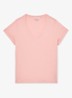 Luna T-shirt met V-hals  - Oudroze