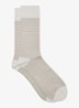 Mario sokken met streepprint  - Beige