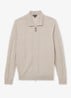 Martindale fijngebreid vest met structuur - Oatmeal / Beige