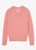 Paris fijngebreide pullover in merino wolblend - Roze