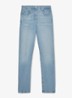 Petit Aubrey high waist straight leg jeans met medium wassing - Lichtblauw