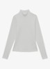 Polly longsleeve met stretch - Wit