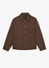 Raider gewatteerd overshirt met borstzak - Brown / Bruin