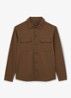 Regular fit overshirt met borstzak - Bruin