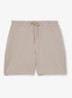 Reid straight fit korte broek met steekzakken - Stone / Beige
