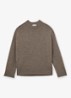 RILEY fijngebreide trui in kasjmierblend - Beige