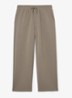 Rivo straight fit joggingbroek met steekzakken - Donkerbeige
