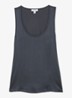 Ruby top van zijde - Blauw