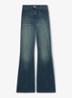 Sakura high waist flared jeans  - Blauw