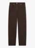 SELIN Mid-Rise Straight-Leg Jeans - Chocoladebruin