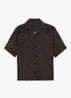 Shindora regular fit overhemd met grafische print - Bruin