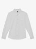 Solarko regular fit overhemd met structuur - White / Wit