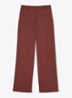 Solene high waist loose fit pantalon - Roestbruin