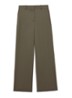 SOLENE Wool-Blend Wide-Leg Suit Trousers - Groen