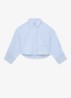 Solenge blouse met borstzak - Lichtblauw