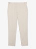 Tapered fit chino met knoop detail - Stone / Beige