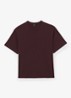 Tate T-shirt met ronde hals - Bordeauxrood