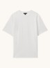 Wick T-shirt met structuur - Wit