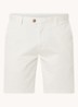 Wicket straight fit korte chino met steekzakken  - Gebroken wit